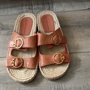 Tory Burch Tan Espadrilles Size 7M